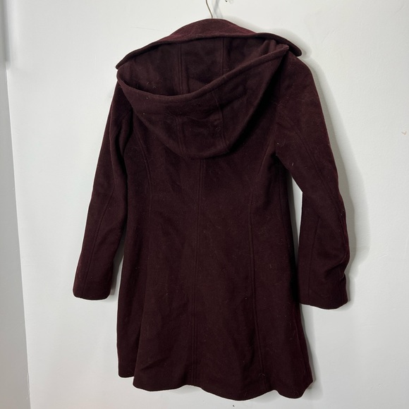 Michael kors merlot double breasted peacoat with hood - Picture 7 of 12